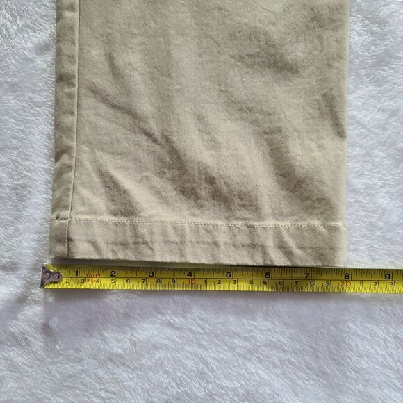 Drapers & Damons Pants Elastic Waist Pull On Light Beige Size Petite Medium PM - Picture 4 of 6
